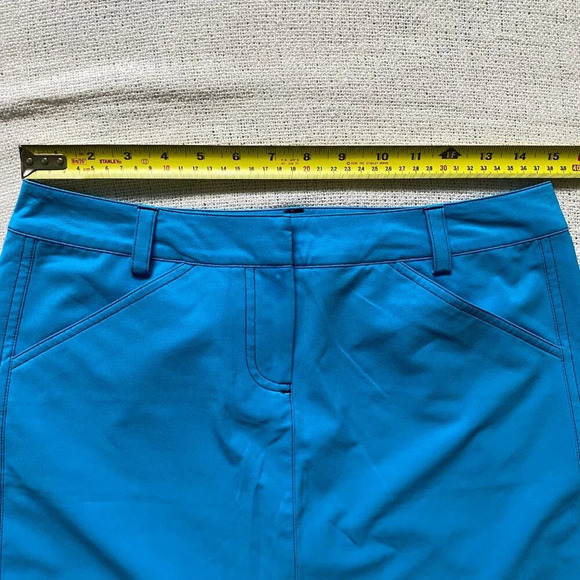 ANNIKA Cutter & Buck Blue Mini Golf Skort Skirt Size 4 - Picture 6 of 7